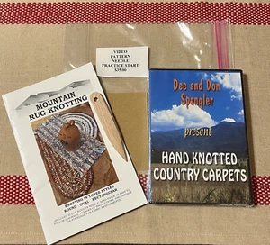 Dee & Don Spangler Hand Knotted Country Carpets DVD Booklet Wood Needle How To - Bild 1 von 7