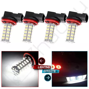 4pcs Super White Daytime Running Fog Drving HeadLight Bulbs12V 68-SMD H11 H8 LED - Picture 1 of 1