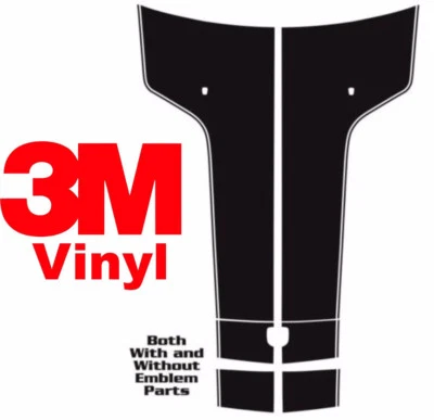 Capó bandas en T se adapta a: Dodge Challenger 1/4 Out Line 2008-2014 calcomanías 3M vinly  Foto 1 de 3