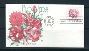 USA SC # 1278 Flowers - Dahlia - FDC . Marg Cachet - Picture 1 of 1