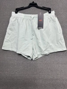 Pantaloncini della felpa Levis da donna taglia M in maglione pile cordino elastico scheda ciliegia - Foto 1 di 5