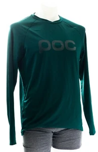 Maglietta POC Reform Enduro Maniche Lunghe Uomo MEDIO Verde Mountain Bike Trail Logo - Foto 1 di 3