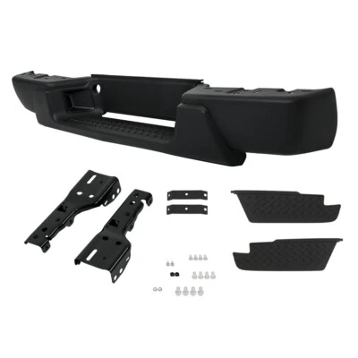 Parachoques trasero de acero negro para Chevy Colorado GMC Canyon 2008-2011 2012 Foto 1 de 4
