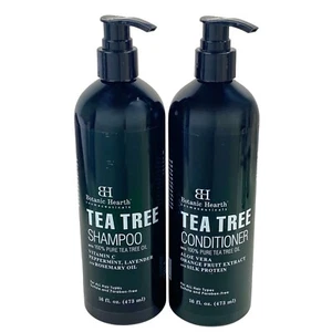 Botanic Hearth Tea Tree Oil Shampoo and Conditioner All Hair Types 16 oz - Picture 1 of 2