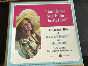 Burt Bacharach & Hal David Vinyl Box Set – “Raindrops Keep Fallin’ On My Head” - Picture 1 of 5