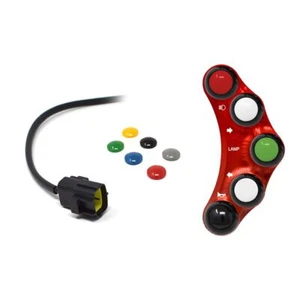 Push-Button Left Road Red JETPRIME Ducati 1098 R - Picture 1 of 6
