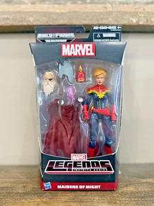 MARVEL LEGENDS INFINITE SERIES MAIDENS OF MIGHT CAPTAIN MARVEL BAF ALLFATHER NIB - Picture 1 of 7
