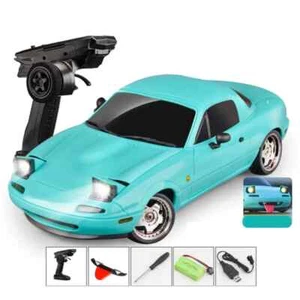 LDRC 1804 RTR 1/18 2.4G RWD RC Coche Drift Mazda MX-5 con Giroscopio (Azul) - Imagen 1 de 5
