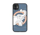 Elephant Coming Out The Design Picture Rubber Phone Cover Case Face Stylish J321