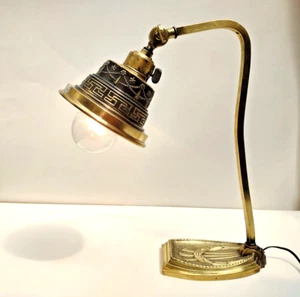 lampada in ottone Deco Style Italia 1920-30 discrete condizioni - Picture 1 of 10