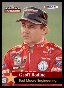 Geoff Bodine 1993 Maxx The Winston # 5 Base - Picture 1 of 2