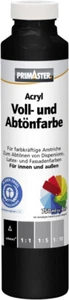 Primaster Voll- und Abtönfarbe 750ml Schwarz Matt Acryl Dispersionsfarbe - Bild 1 von 2