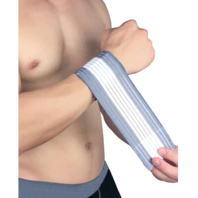 Men Stretch Wristband Wrap Brace Bandage Support Fitness Running Yoga Wrist Band - Image 1 of 4