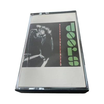 Vintage The Doors Alive She Cried Classic Rock Cassette Tape 1983 Jim Morrison - Image 1 of 2