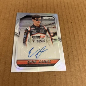 2016 Prizm AUTO SILVER Erik Jones RC #EJ NASCAR Racing Card (f3) - Picture 1 of 2