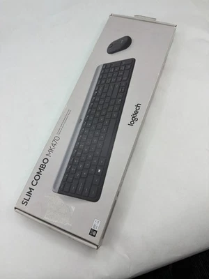 Logitech MK470 Full-size Black Wireless Scissor Keyboard and Mouse Bundle - Image 1 of 4