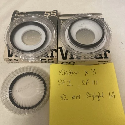 52mm Vivitar SKYLIGHT 1A FILTER screw-in NIKON fit E52 made in JAPAN - Image 1 of 4
