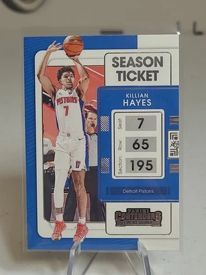 2022 Panini Contenders Season Ticket Killian Hayes #78 Detroit Pistons *022 - Image 1 of 2