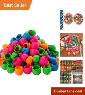 100 Durable Silicone Thread Spool Savers - Perfect for Sewing Enthusiasts - Image 1 of 4