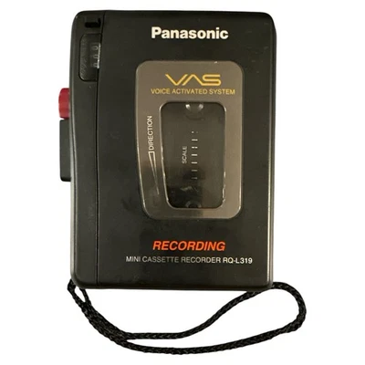 Panasonic Portable Mini Cassette Tape Recorder Player RQ-L319 VAS Working! - Image 1 of 4