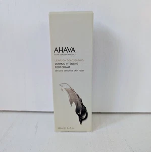 AHAVA Leave-On Deadsea Mud Dermud Intensive Foot Cream 3.4 Oz SEALED - Picture 1 of 11