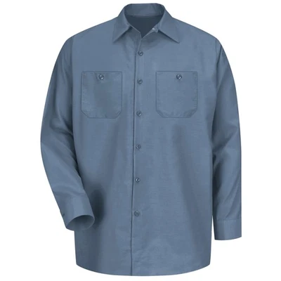 Red Kap Men's Long Sleeve Industrial Work Shirt - Image 1 of 4