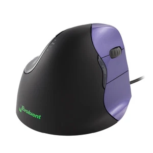 Evoluent Vertical Mouse Usb Wired Ergonomic Design Adjustable Pointer Speeds - Picture 1 of 9