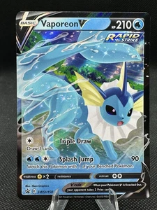 Vaporeon V SWSH150 Pokemon Schwert & Schild Black Star Promo Karten Holo NM - Bild 1 von 2