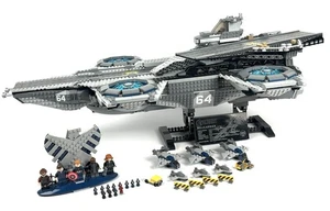 LEGO 76042 Marvel Shield Helicarrier  Avengers Iron Man - COMPLETE - Picture 1 of 13