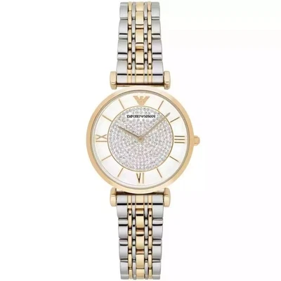 Orologio da donna Emporio Armani AR8031 argento e oro - Immagine 1 di 4