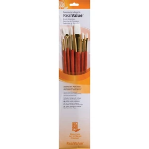 Synthetic White Taklon Real Value Brush Set 6/Pkg - Picture 1 of 2