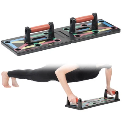 newgen medicals 9in1-Multifunktions-Liegestütz-Brett mit abnehmbaren Handgriffen - Bild 1 von 4