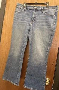 Madewell Jeans Women 32 Kick-Out Blue Classic Preppy - Picture 1 of 11