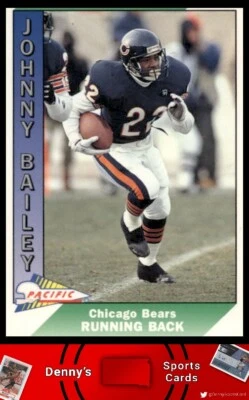 1991 Pacific #40 Johnny Bailey Chicago Bears Football Card - Image 1 of 2