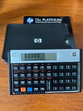 HP 12C Platinum Taschenrechner Finanzrechner mit Original-Etui