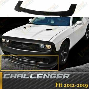 For Dodge Challenger 12-19 SXT SRT Front Bumper Lip Spoiler Splitter Gloss Black