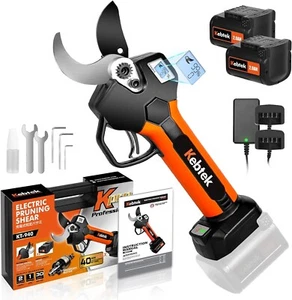 Cordless Electric Pruning Shears, 40 Mm, Kebtek Professional Pruning Shears, Bat - Picture 1 of 9