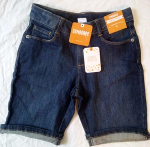 Girls Bermuda Shorts Gymboree Adjustable Waist Denim size 8 NWT - Picture 1 of 6