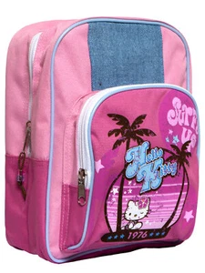 Mochila para niñas preescolar Hello Kitty 1976 rosa escuela surf niños - Imagen 1 de 3