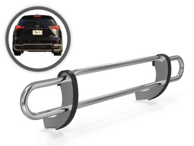 Double Tube Rear Bumper Guard | Fits 15-17 Lexus NX200T / 15-22 Lexus NX300H Foto 1 de 4
