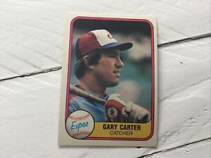 1981 Fleer Gary Carter Montreal Expos Baseball Card #142 NM
