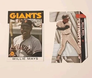 Willie Mays 2021 Topps Series 1 Platinum Players Die Cut 86B-2 Lot - Picture 1 of 5