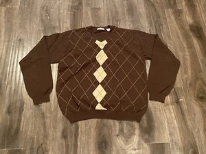 Suéter marrón Izod de colección talla mediana - Imagen 1 de 5