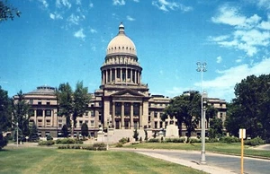 Postal Boise Idaho del Capitolio del Estado - Imagen 1 de 2