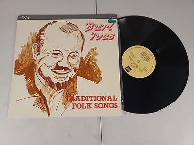 Burl Ives , Traditional Folk Songs  ,1987 Vinyl LP - Image 1 of 2