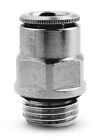 6512 10-1/4, Push in fitting-male stud-10mm tube-1/4 thread | Camozzi