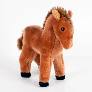Dakin Charlie Caballo Marrón De Colección 1975 Peluche 10" Peluche Juguete Poni - Imagen 1 de 8