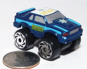 Small Road Champs Plastic Police Car with Turbo Wheels marked Sheriff - Picture 1 of 4