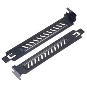 PCI Fente Couvercles avec Vis pour PC Boîte Flux Air et Antipoussière Noir 4Pcs - Photo 1/5