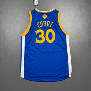 100% Authentic Stephen Curry Adidas 2015 2016 NBA Finals Warriors Jersey Size L - Picture 1 of 6
